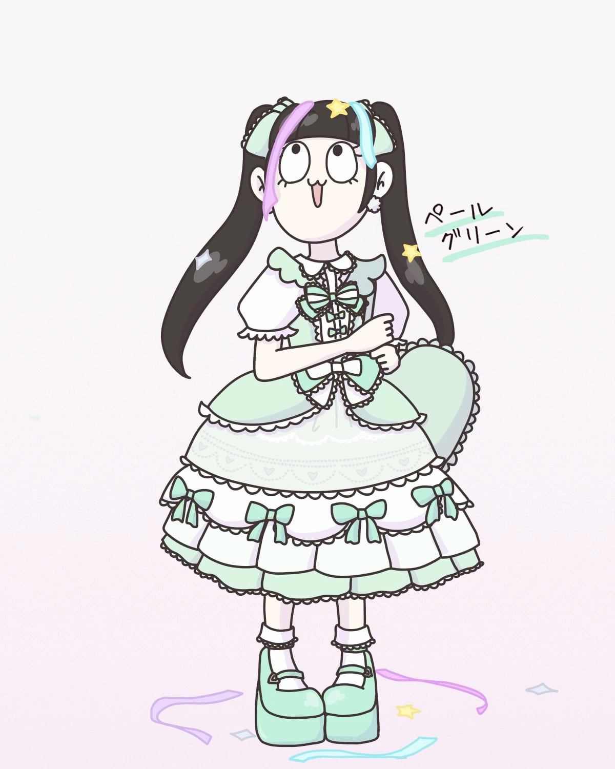 フワさま ペールグリーン